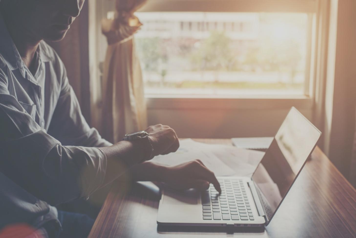 Business analytics dashboard showing growth metrics